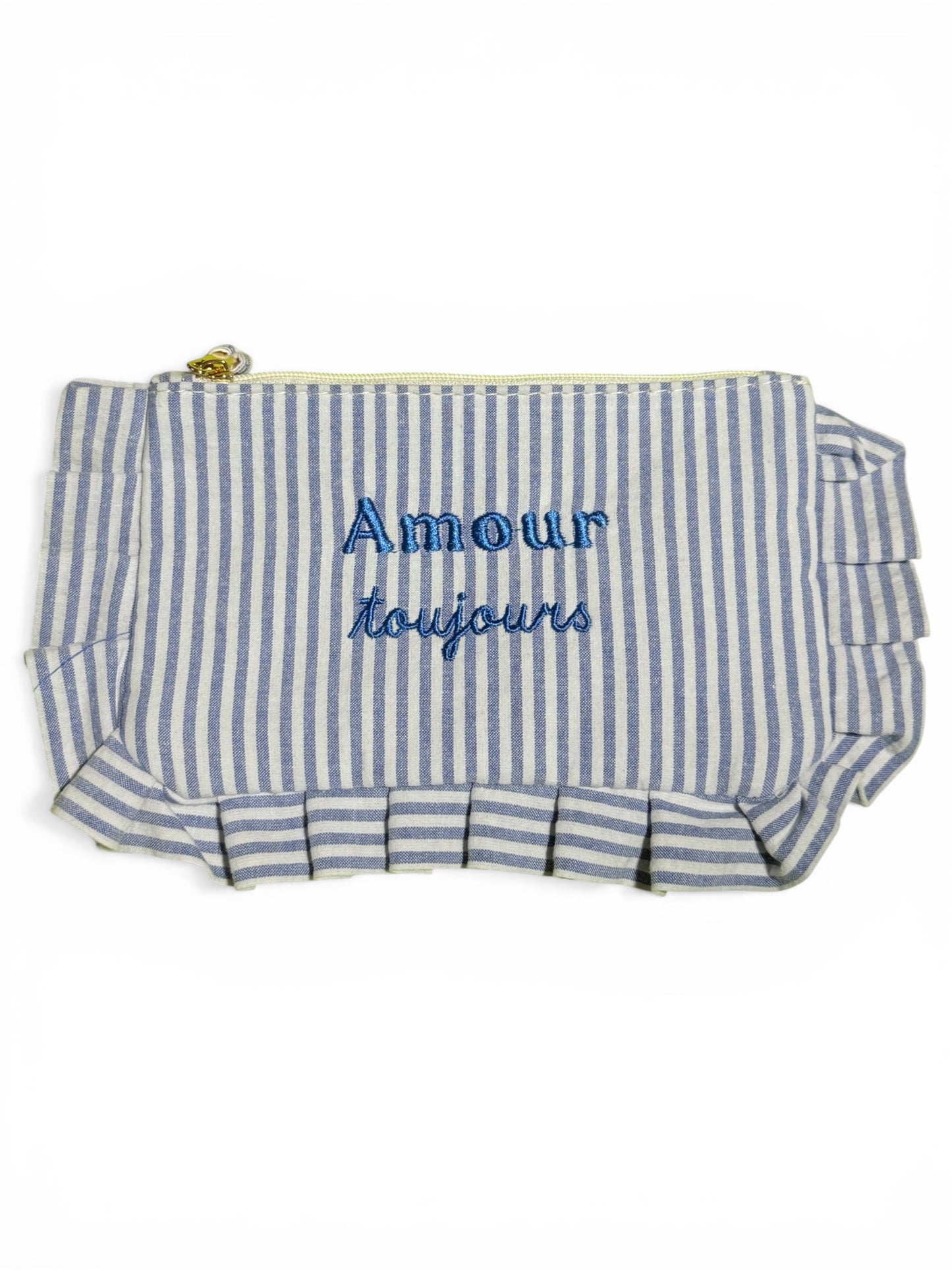 Monedero azul rayitas Amour - AC