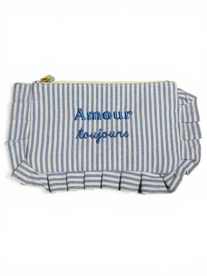 Monedero azul rayitas Amour - AC