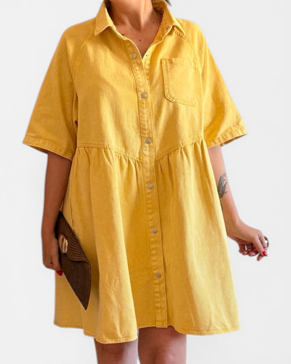 Vestido Lulu mostaza - AC