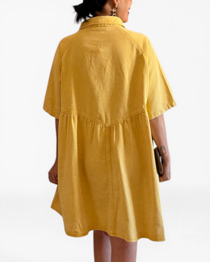 Vestido Lulu mostaza - AC