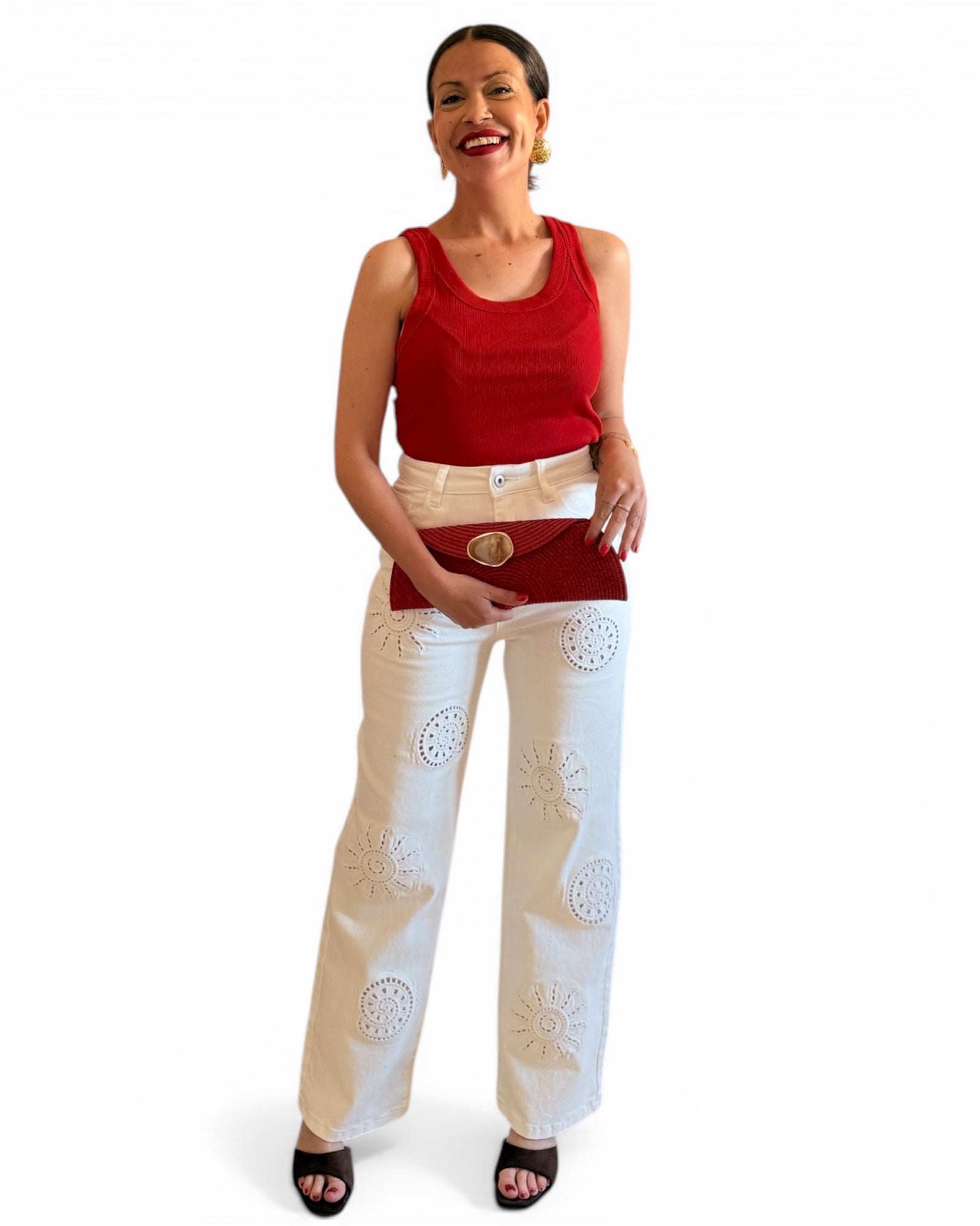 Top basic rojo - AC