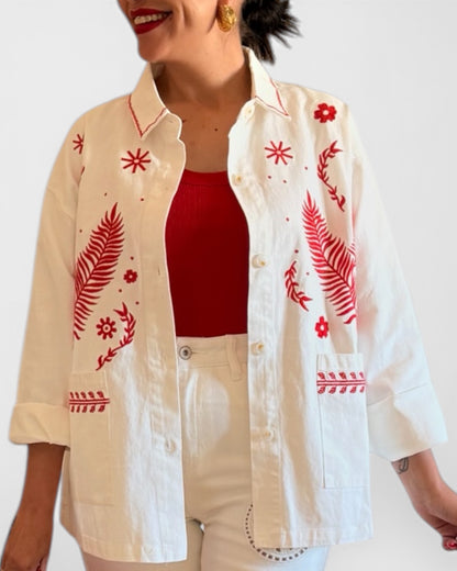 Sobrecamisa Aysa bordada - AC