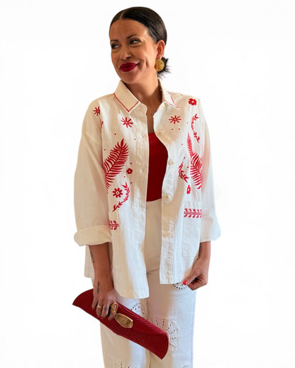 Sobrecamisa Aysa bordada - AC