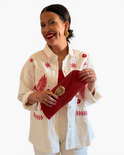 Sobrecamisa Aysa bordada - AC