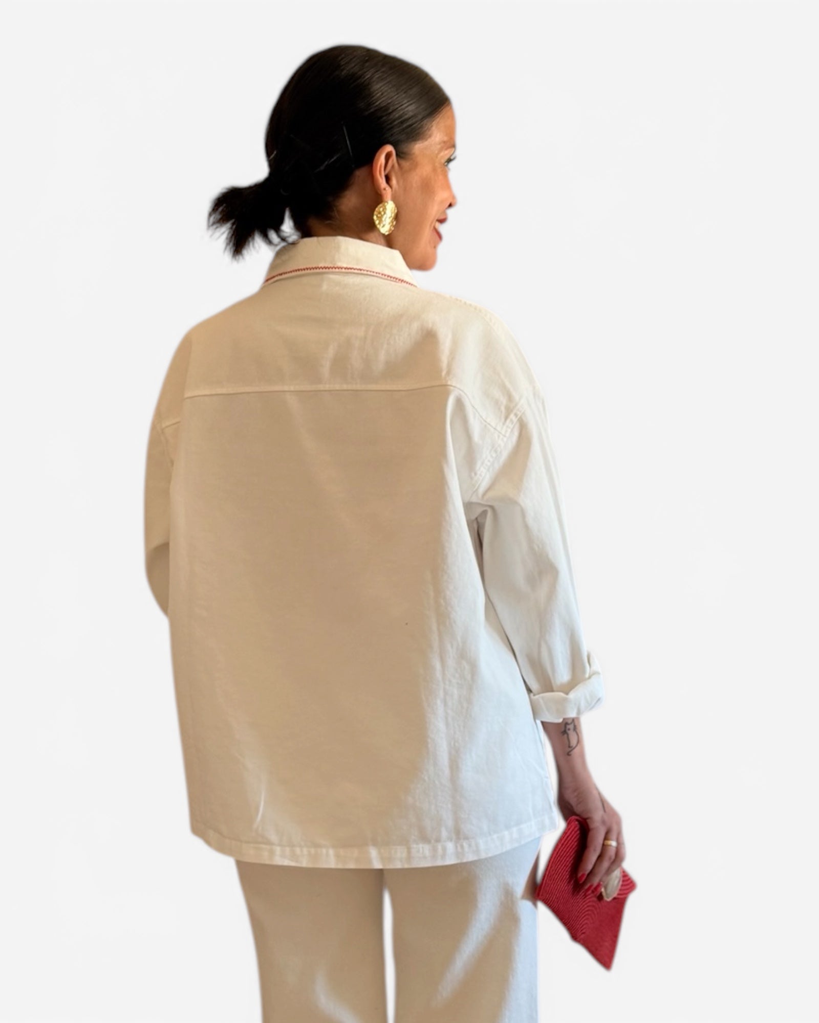 Sobrecamisa Aysa bordada - AC