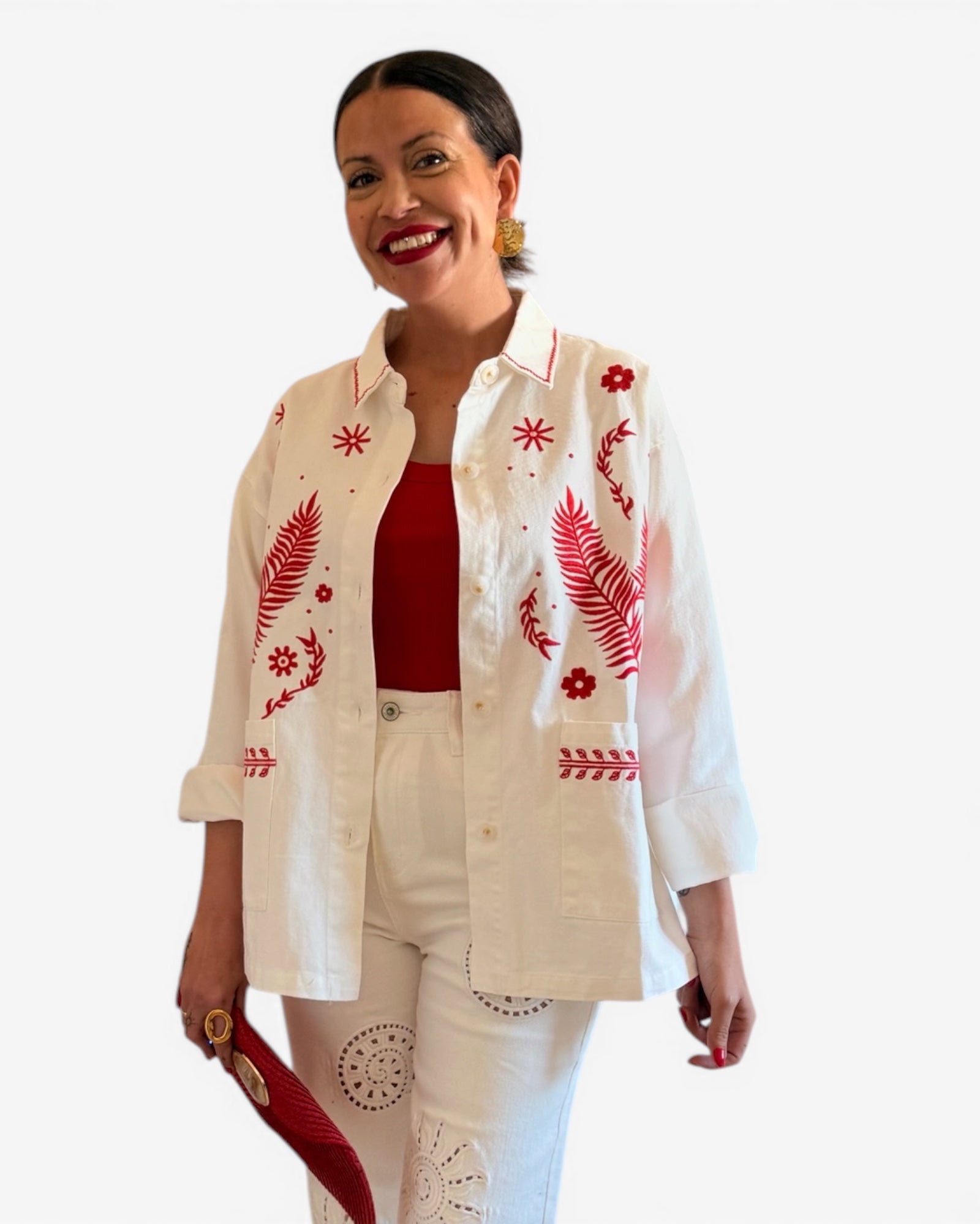 Sobrecamisa Aysa bordada - AC