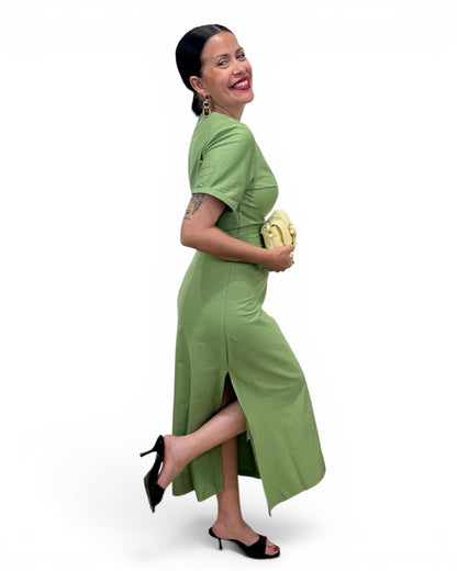 Vestido Verde lazo - AC