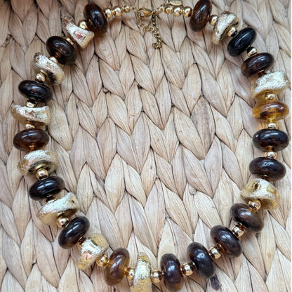 Collar Samira chocolate - AC