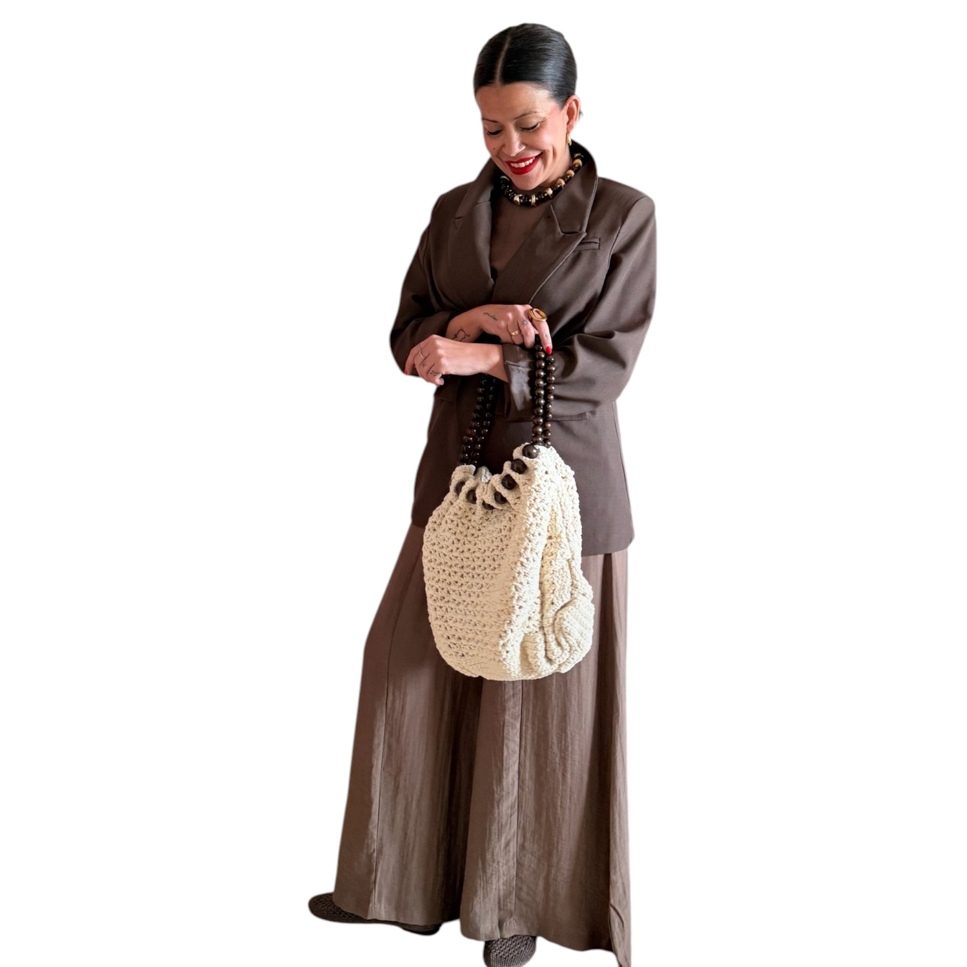 Blazer cruzada chocolate - AC