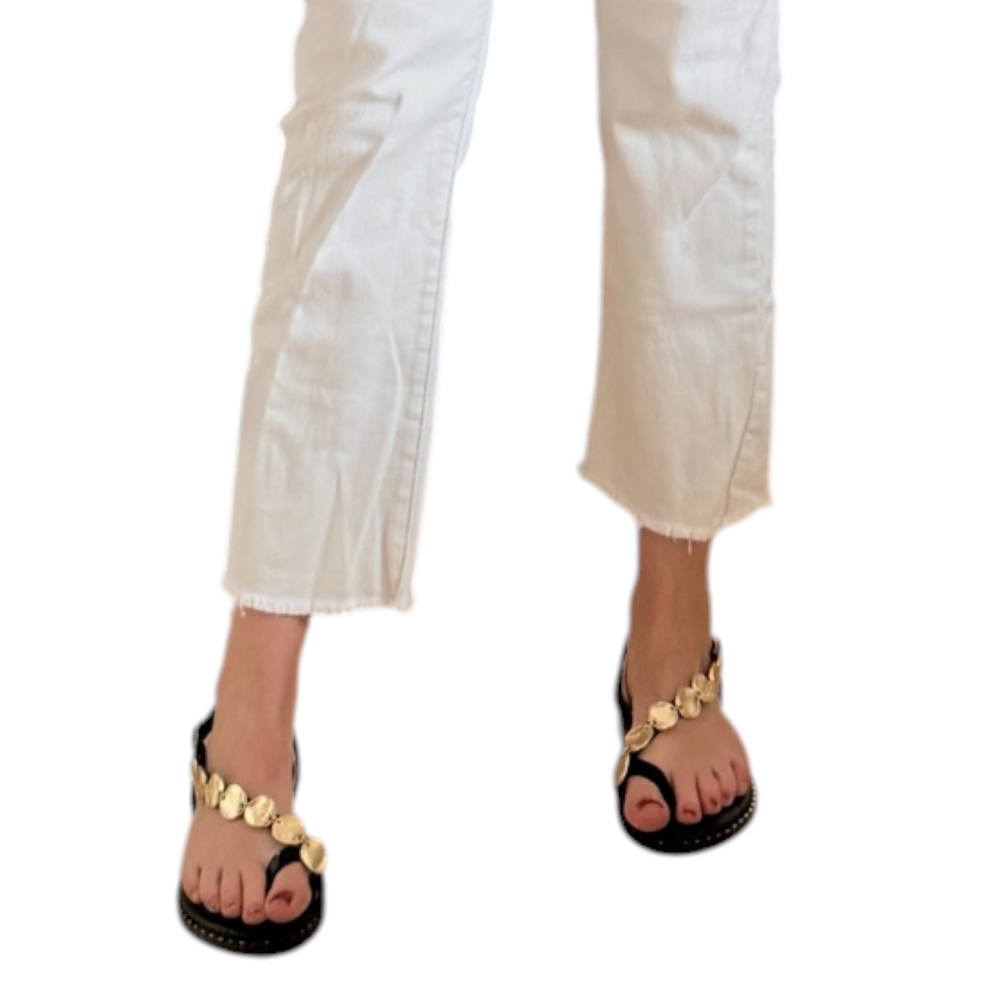 Jeans Beige costuras Paula - AC
