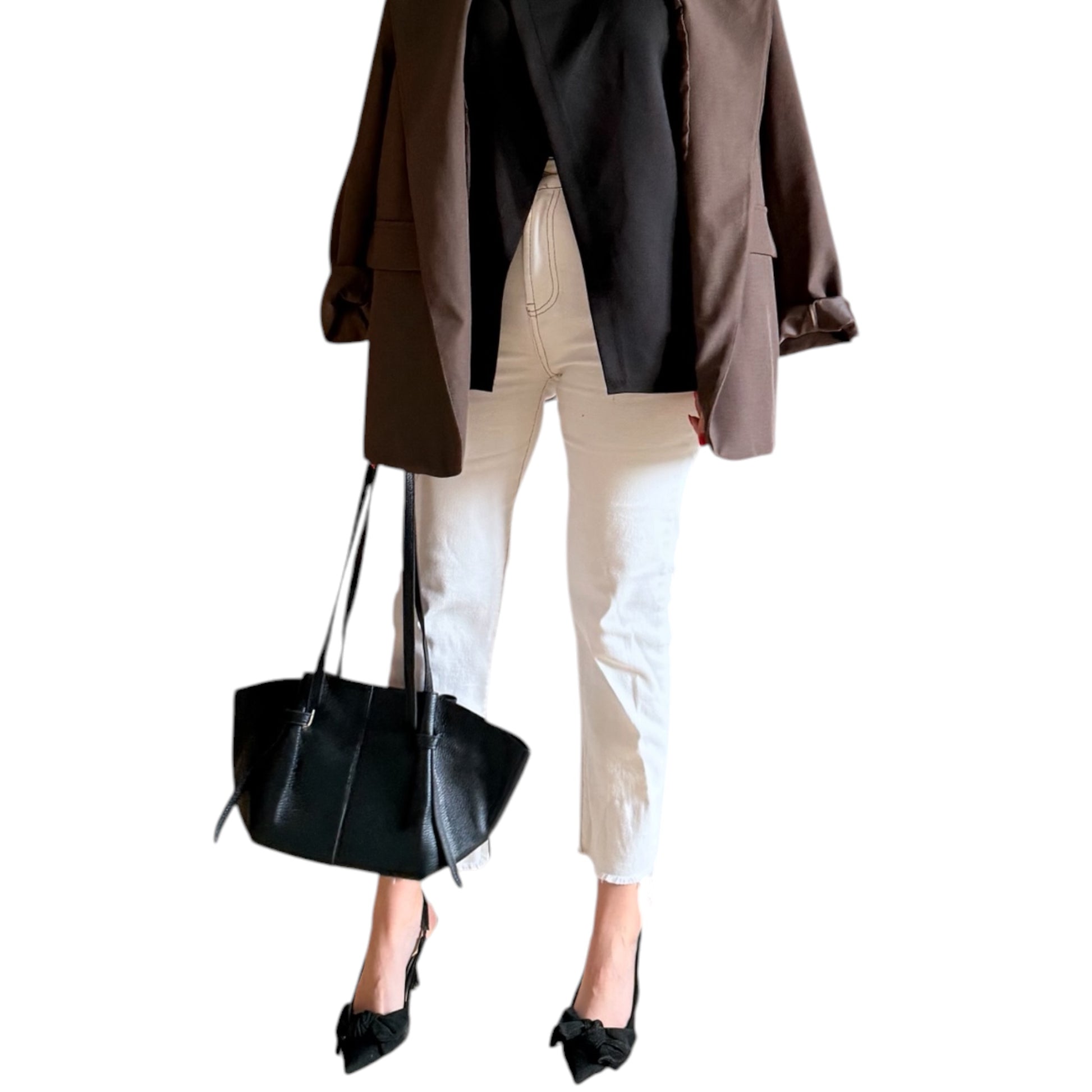 Jeans Beige costuras Paula - AC