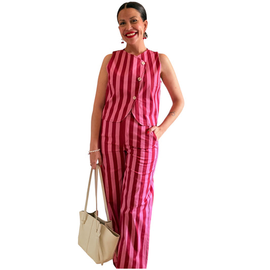Conjunto Mariló rayas - AC