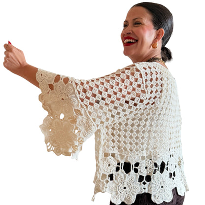 Chaqueta crochet - AC