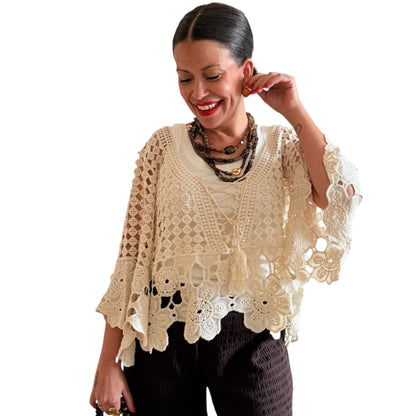 Chaqueta crochet - AC