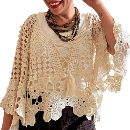 Chaqueta crochet - AC