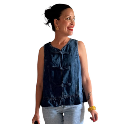 Chaleco Asia denim