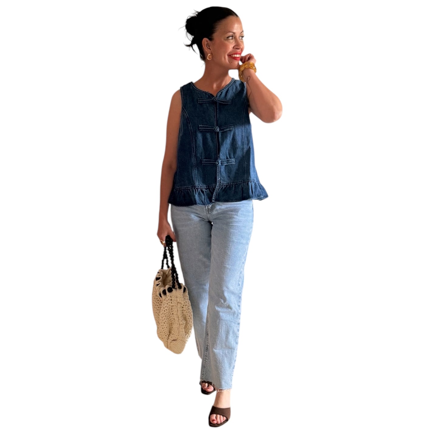 Chaleco Asia denim