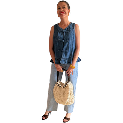 Chaleco Asia denim