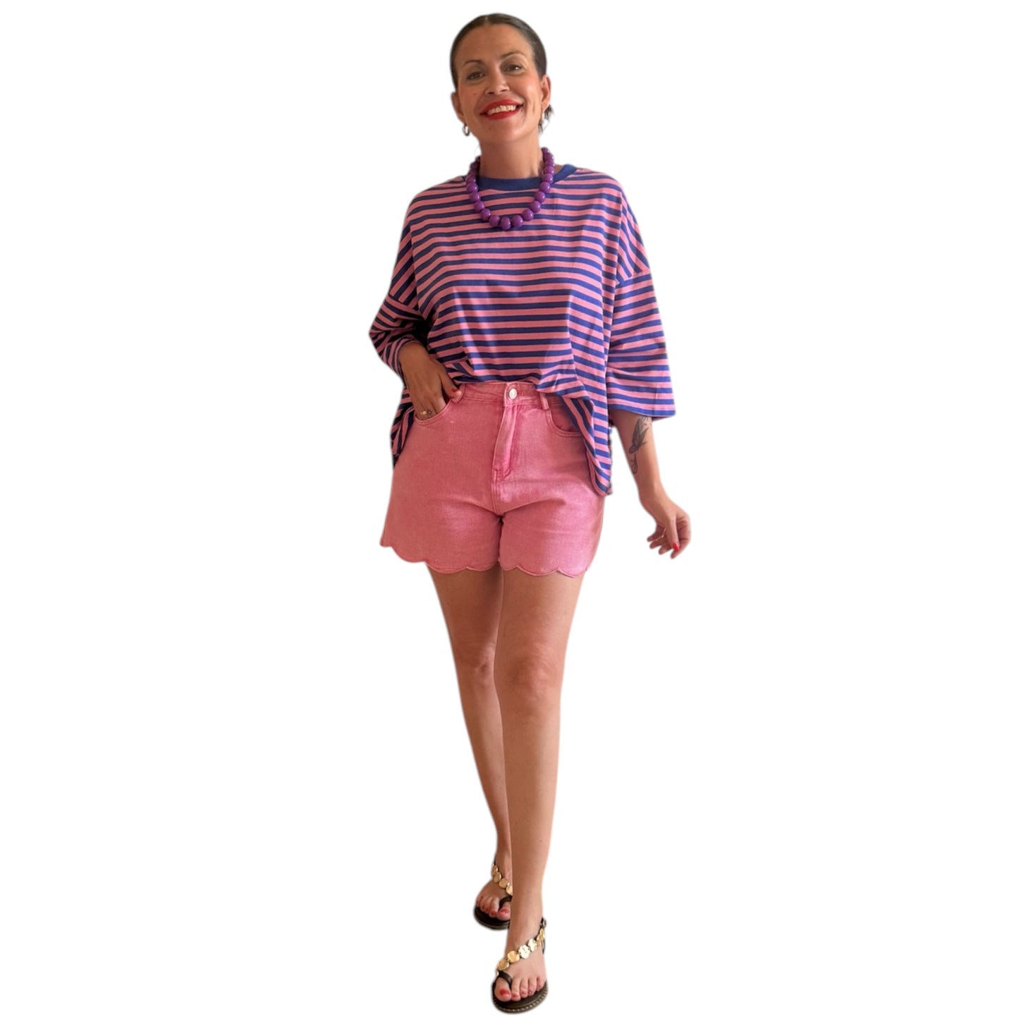 Short denim ondas rosita