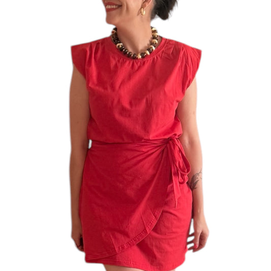 Vestido lazo rojo