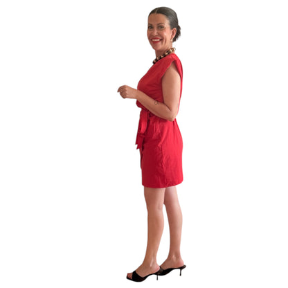 Vestido lazo rojo