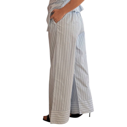 Conjunto rayas azul