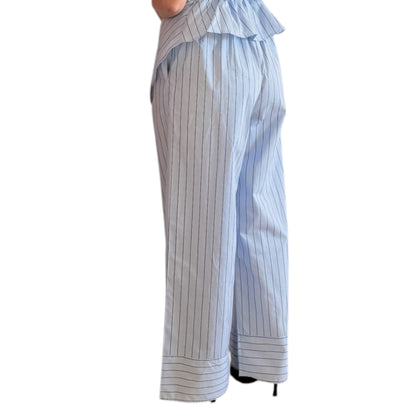 Conjunto rayas azul