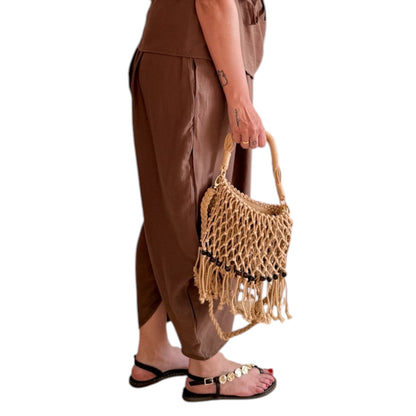 Conjunto chocolate asimétrico