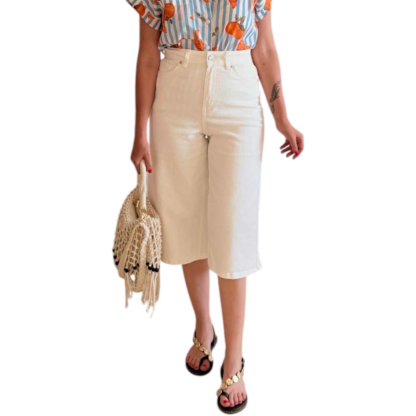 Camisa rayas naranjas