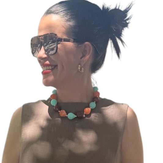 Collar lagrimas colores