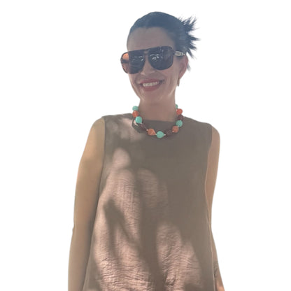 Collar lagrimas colores