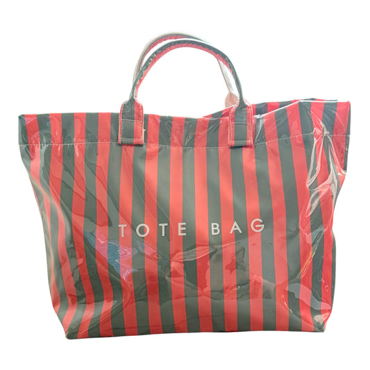 Bolso rayas the tote bag  naranja - verde