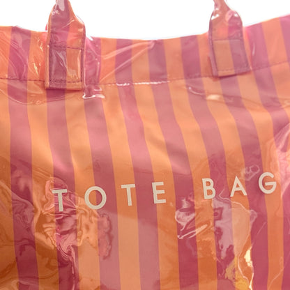 Bolso rayas the tote bag  naranja - rosa