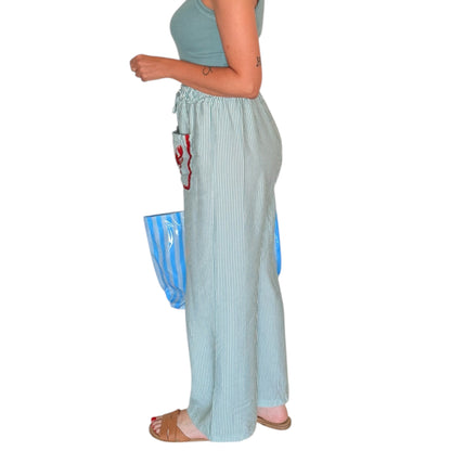 Pantalón rayas langosta