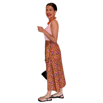 Falda pareo Papaya naranja