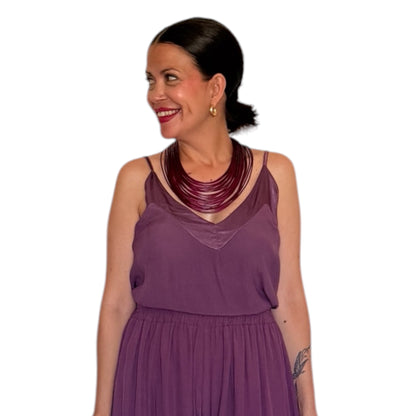 Conjunto burdeos Alisa