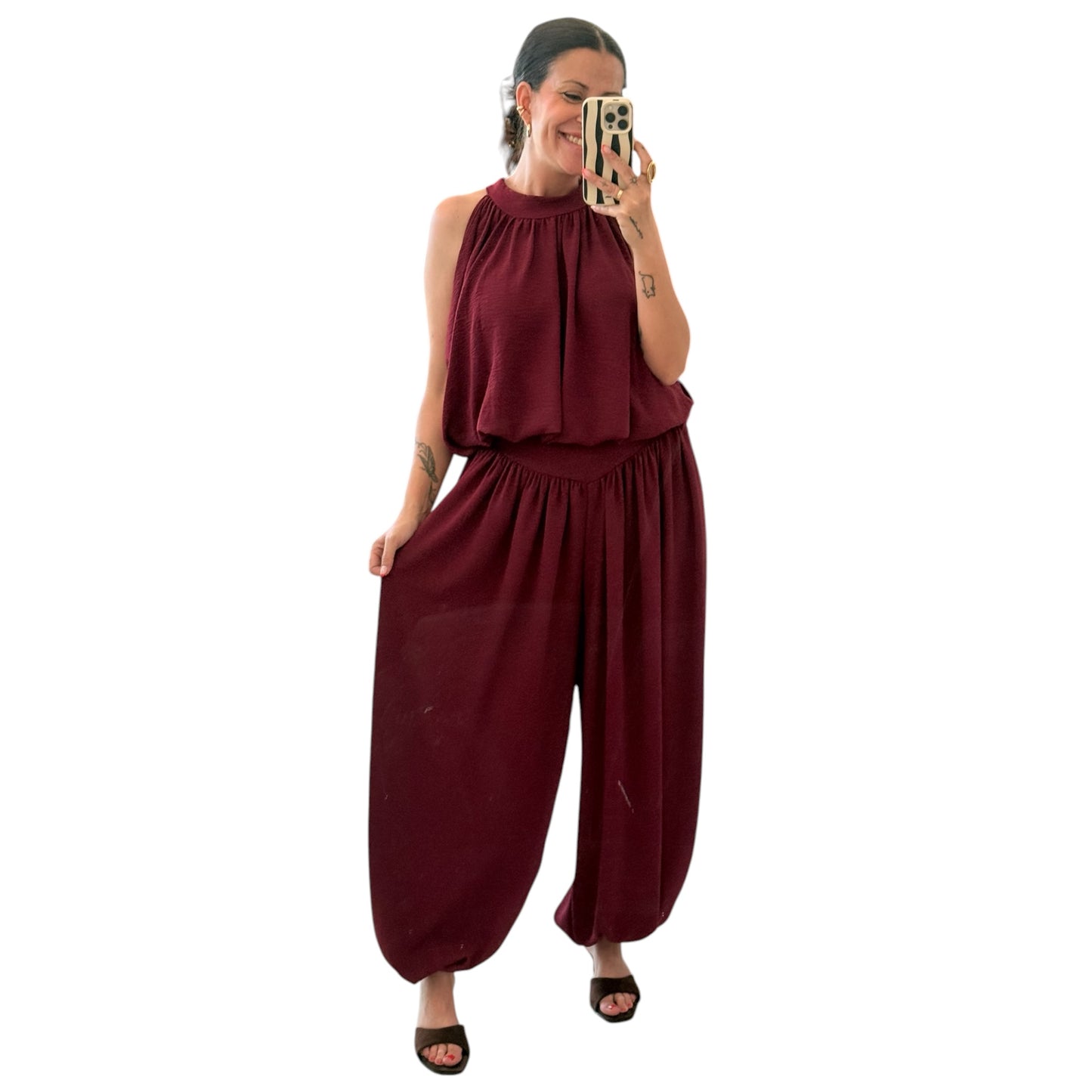 Conjunto Valeria burdeos
