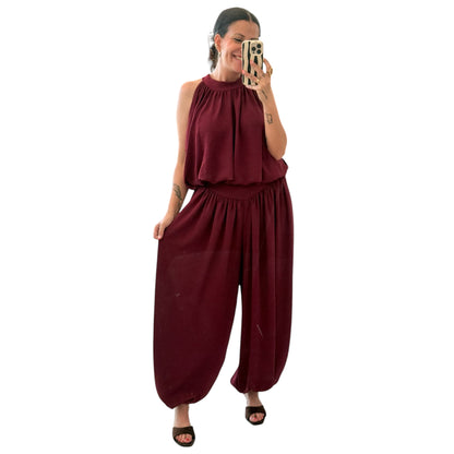 Conjunto Valeria burdeos