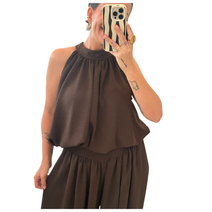 Conjunto Valeria chocolate