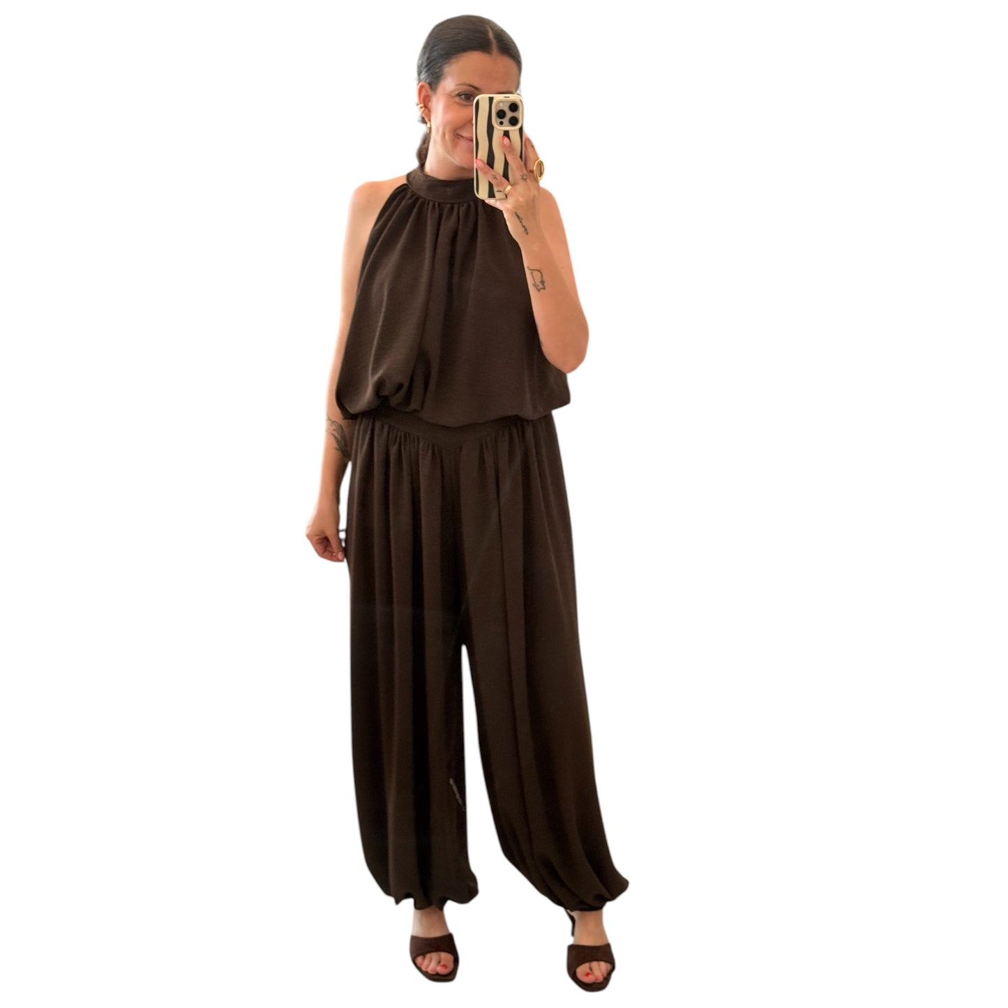Conjunto Valeria chocolate