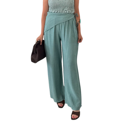 Pantalón pañuelo celeste