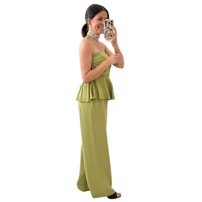 Conjunto Alma verde lima