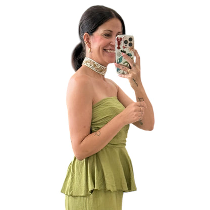 Conjunto Alma verde lima