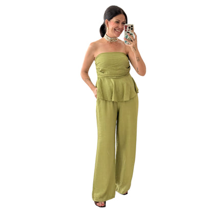 Conjunto Alma verde lima