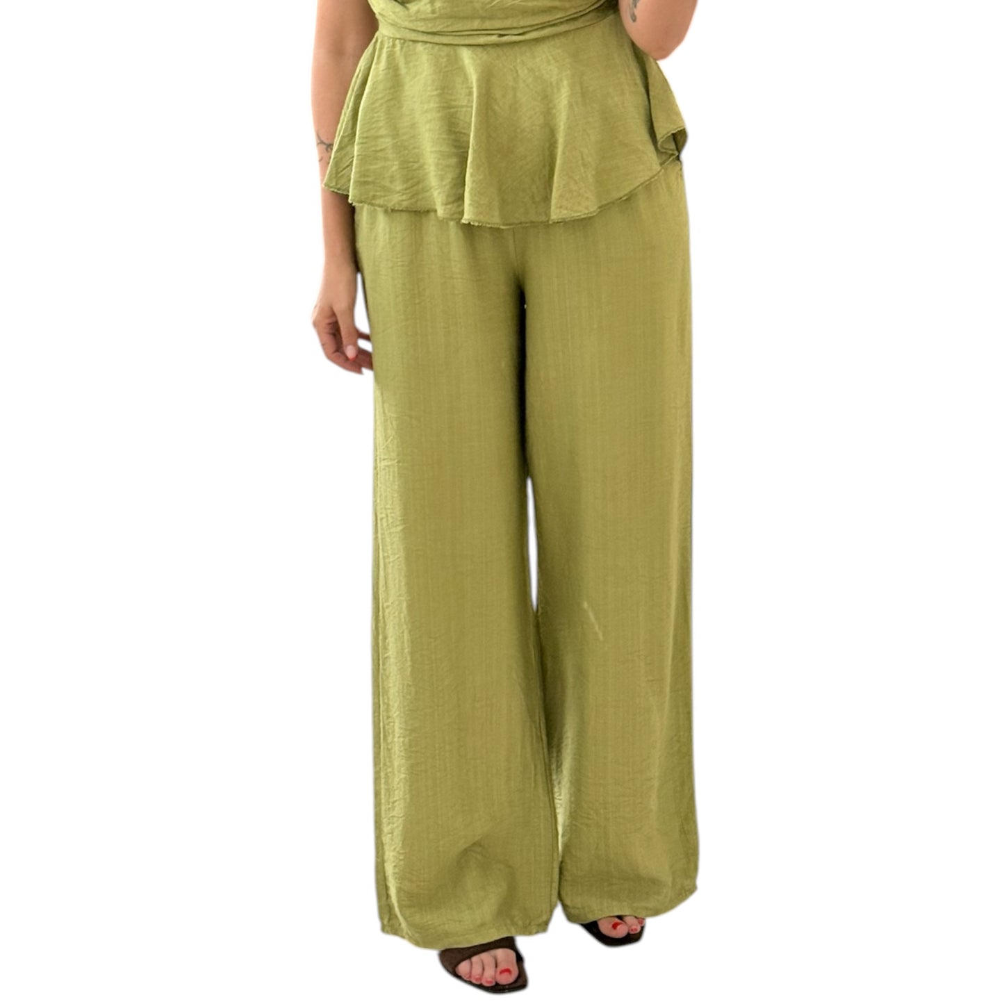 Conjunto Alma verde lima