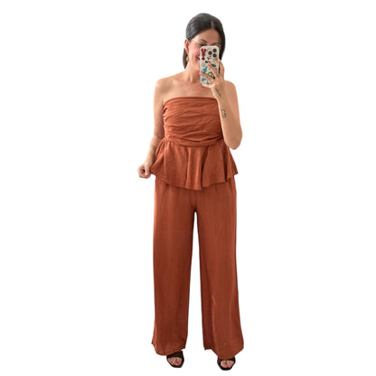 Conjunto Alma teja
