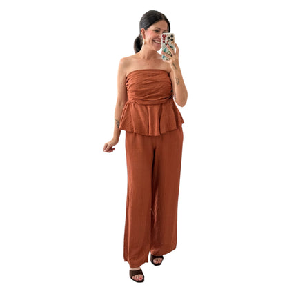 Conjunto Alma teja