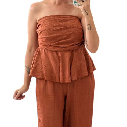 Conjunto Alma teja