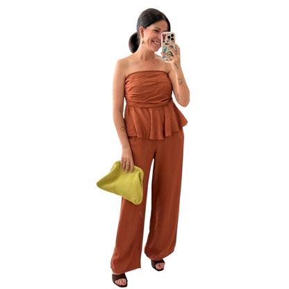 Conjunto Alma teja