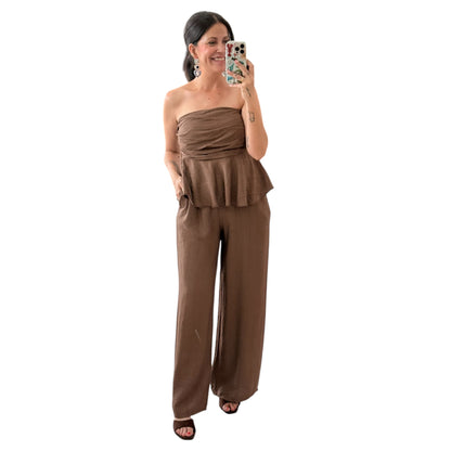 Conjunto Alma chocolate